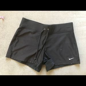 Black Nike athletic shorts